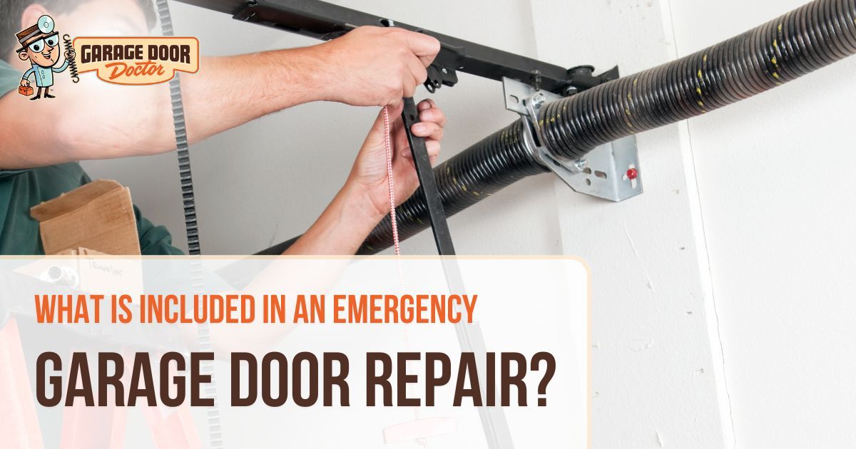 What Does an Emergency Garage Door Repair Entail?